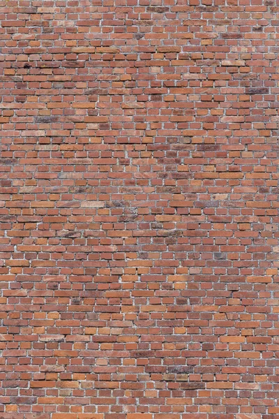 Gammal Harmonisk Röd Tegelvägg Ger Ett Harmoniskt Mönster Och Symboliserar — Stockfoto