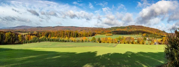 Paesaggio Paesaggistico Rurale Nella Regione Del Taunus Vicino Wiesbaden Germania — Foto Stock