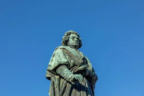 Statue Ludwig Van Beethoven Bonn Sur Place Munster — Photo