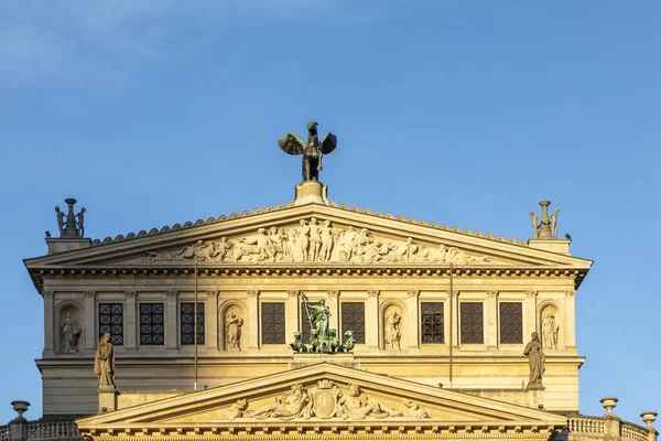 Facciata Del Teatro Dell Opera Alte Oper Francoforte — Foto Stock