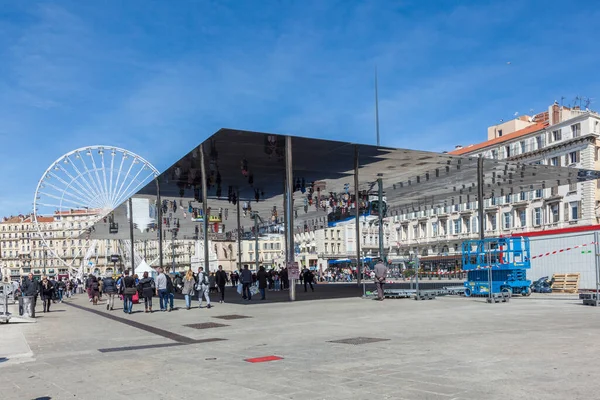 Marseille France March 2015 Norman Fosters Pavilion Marseille France 마르세유는 — 스톡 사진