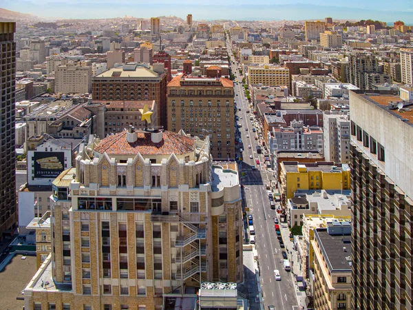 San Francisco Usa Luglio 2008 Vista Dal Tetto Verso Città — Foto Stock