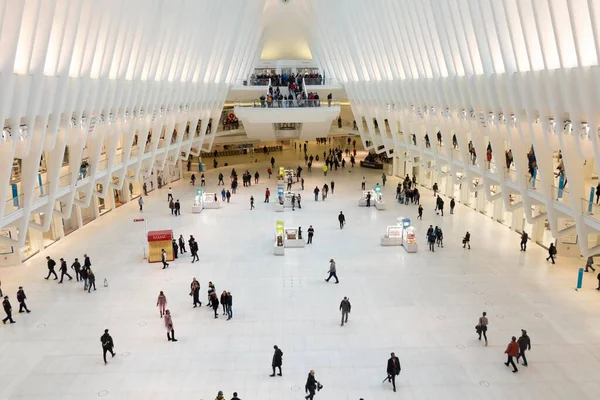 Nueva York Nov 2018 Oculo Centro Transporte Oculus Nueva Estación —  Fotos de Stock