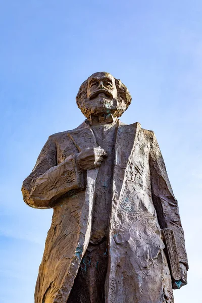 Trier Alemanha Novembro 2020 Estátua Filósofo Karl Marx Fundador Kommunista — Fotografia de Stock