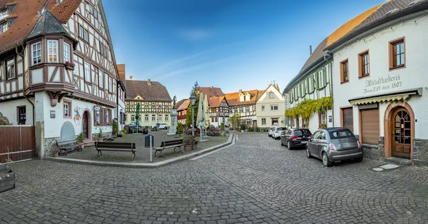 Steinheim Alemania Noviembre 2020 Plaza Del Mercado Casco Antiguo Steinheim —  Fotos de Stock