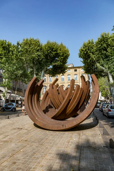 Aix Provence Frankrike Juli 2015 Modern Gatukonst Den Franske Konceptkonstnären — Stockfoto