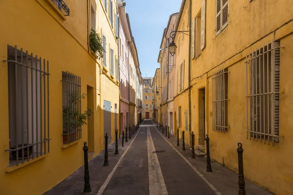 Aix Provence Francia Julio 2015 Pequeñas Calles Antiguas Casco Antiguo — Foto de Stock