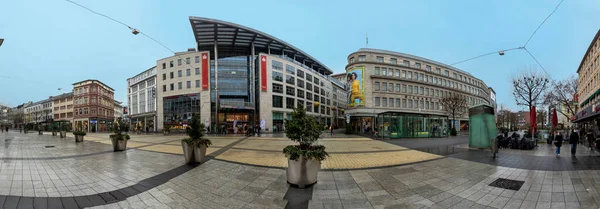 Bochum Germany December 2020 Pedestrian Zone Downtown Bochum Shutdown Corona — Stock Photo, Image