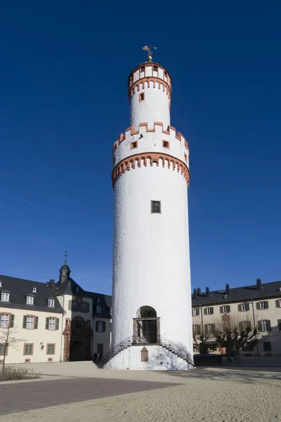 Beroemde Toren Van Het Kasteel Bad Homburg Originele Locatie Voor — Stockfoto