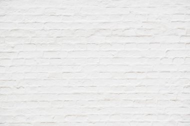 Soyut yıpranmış desenli beyaz tuğla duvar arkaplanı