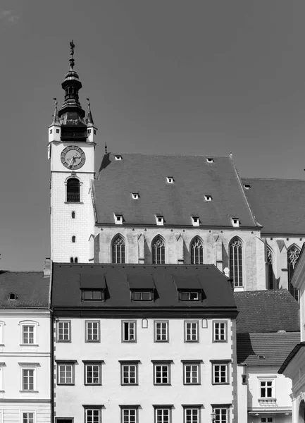 Famosa Chiesa Piarista Krems Austria Chiesa Costruita Agli Inizi Del — Foto Stock