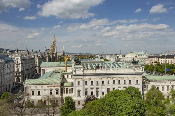 Med Tanke Parlamentsbyggnaden Wien Österrike — Stockfoto