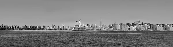 Skyline Van New York Gezien Vanaf Rivier Hudson — Stockfoto