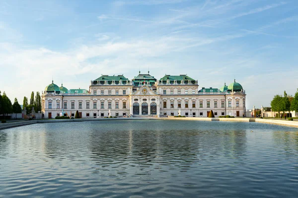 Belvedere Palace Sommar Wien Österrike — Stockfoto