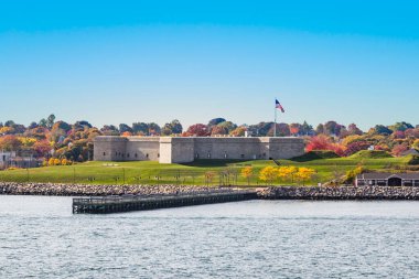 New London 'daki Fort Trumbull' a öğleden sonra güneşi