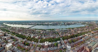 Boston, Massachussets 'in gökyüzü görüntüsü