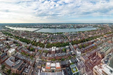 Boston, Massachussets 'in gökyüzü görüntüsü