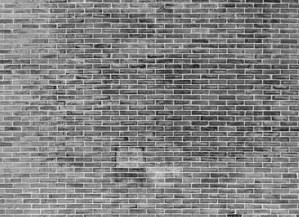 黒と白のレンガの壁のパターン — ストック写真