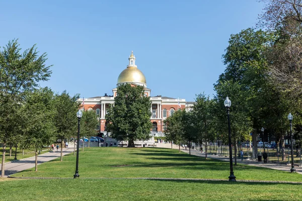 Famous State Capitol Boston Massachusetts Usa — Stock Photo, Image