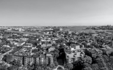 Bunker Hill Anıtı 'ndan manzara - Boston, Massachusetts, ABD