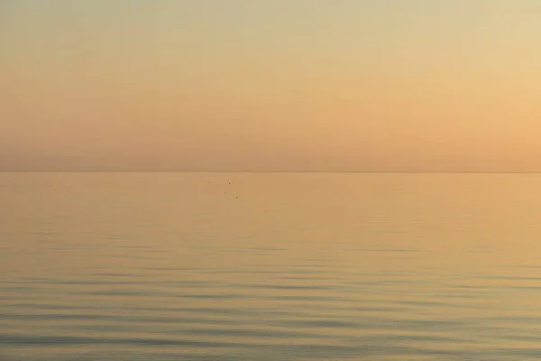 Romantic Sunset Orange Colors Sea Cape Cod — Stock Photo, Image