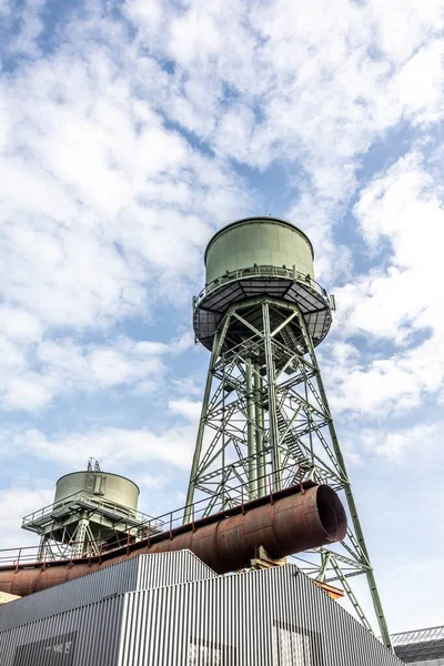 Bochum Allemagne Patrimoine Industriel Ruhr Avec Château Eau Dans Ancienne — Photo