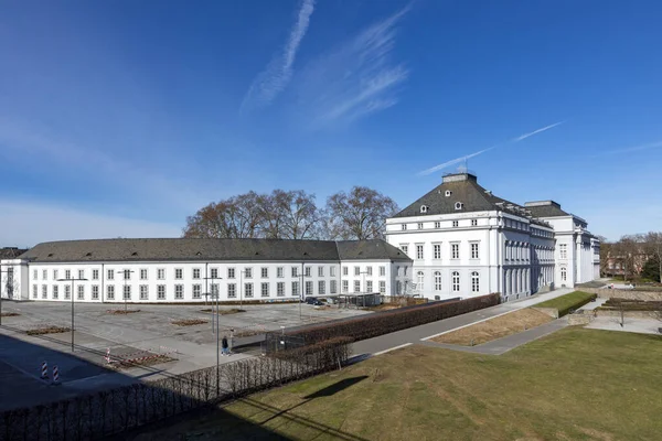 Koblenz City Porýní Falci Německo Historická Německá Palácová Budova Rozsáhlým — Stock fotografie