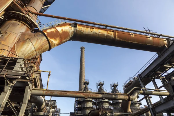 Stary Budynek Przemysłowy Landschaftspark Duisburg — Zdjęcie stockowe