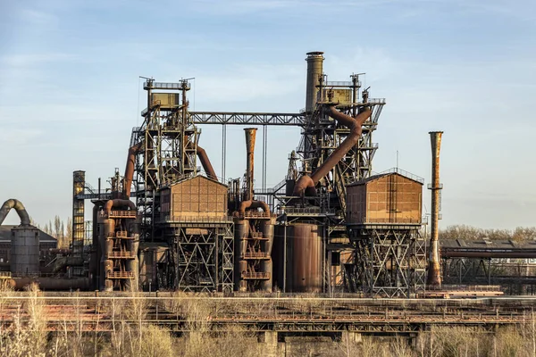 Antigo Edifício Industrial Landschaftspark Duisburg — Fotografia de Stock