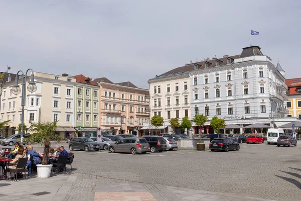 Gmunden Austria Kwietnia 2015 Panorama Miejscowości Gmunden Austrii — Zdjęcie stockowe