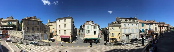 Arles France Août 2016 Vue Arène Arles Vieille Ville Historique — Photo