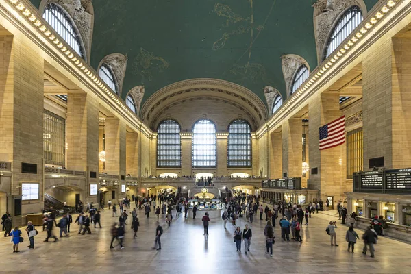 New York Usa Oktober 2015 Menschen Grand Central Terminal New — Stockfoto