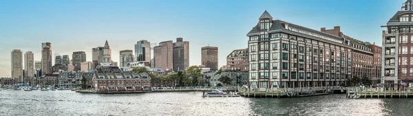 Boston Usa Settembre 2017 Veduta Sullo Skyline Boston Con Grattacielo — Foto Stock