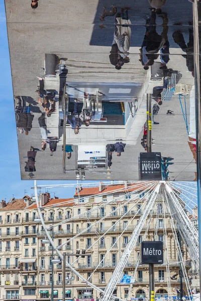 Marseille Frankrike Mars 2015 Norman Fosters Paviljong Marseille Frankrike Marseille — Stockfoto