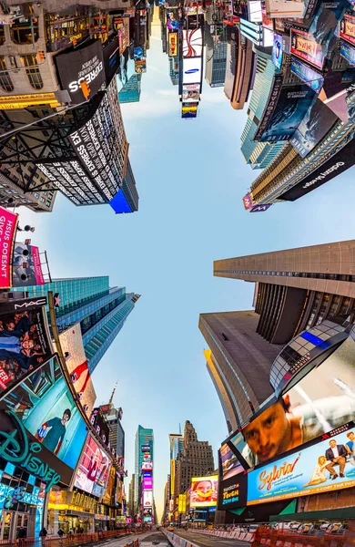 New York Usa Října 2015 Times Square Spoustou Divadel Broadwayi — Stock fotografie