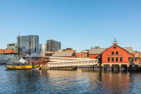 Boston États Unis Septembre 2017 Jetée Avec Bâtiment Historique Site — Photo