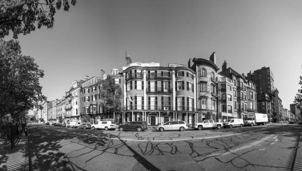 Boston Usa Sep 2017 Facades Victorian Style Houses Beacon Street — Stock Photo, Image