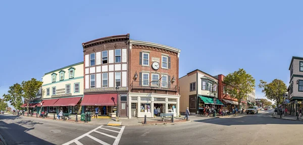 Bar Harbor Usa Set 2017 Vista Sullo Storico Bar Harbor — Foto Stock