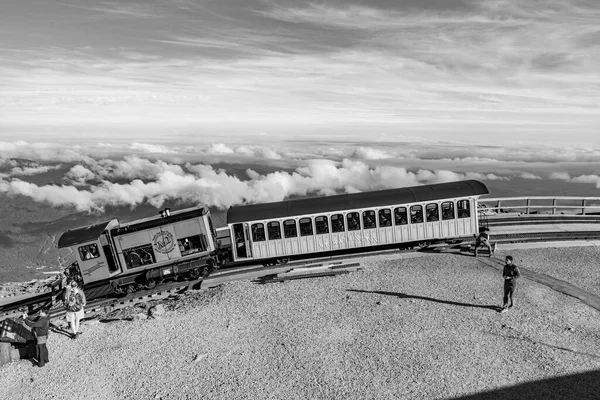 Washington Abd Sep 2017 Mount Washington Cog Demiryolu Sonbaharda White — Stok fotoğraf