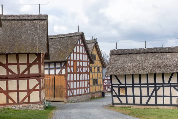 Neu Anspach Germany April 2021 Market Place Hessenpark Neu Anspach — 图库照片