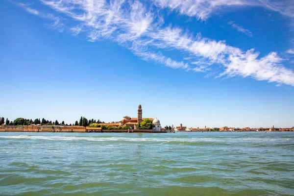 View San Michele Church Cemetery Island Lagoon Venice Italy — Stock Photo, Image