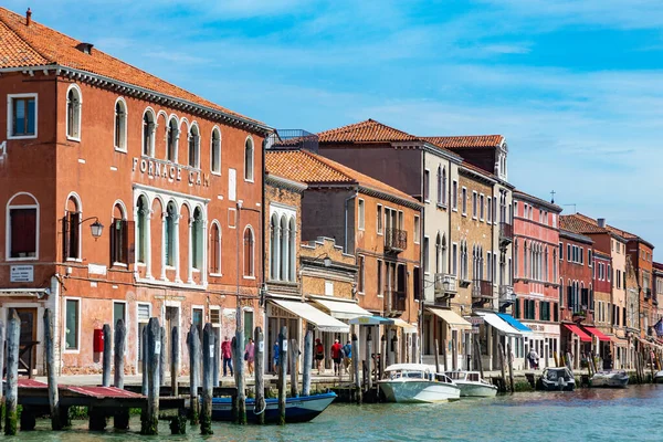 Murano Italy July 2021 Панорамний Вид Канал Мурано Острів Вени — стокове фото
