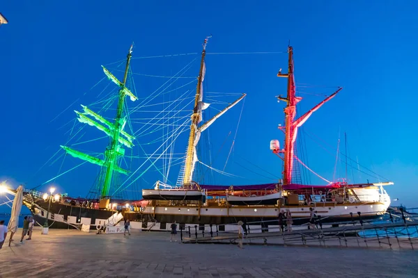 Venedik Talya Temmuz 2021 Talyan Donanma Gemisi Palinuro Venedik Rıhtımında — Stok fotoğraf