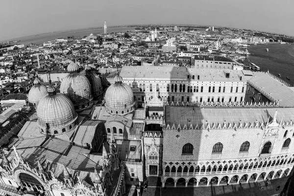 Overlooking Beautiful City Old Palaces Venice Laguna Markus Tower — Stock Photo, Image