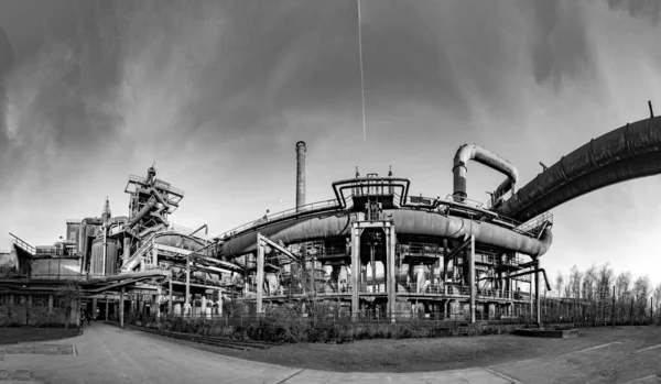 Landschaftspark Duisburg Daki Eski Sanayi Binası — Stok fotoğraf