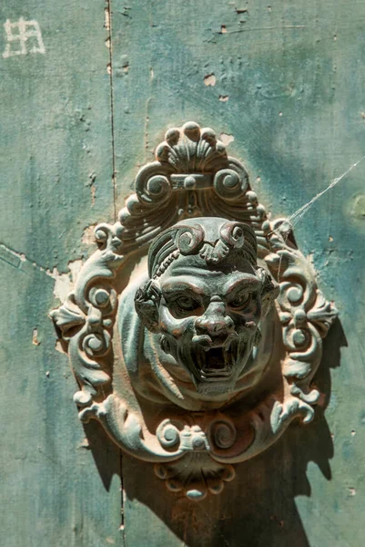 Венеціанських Домах Історичною Кнопкою Дзвін Символізує Крик Антикора — стокове фото