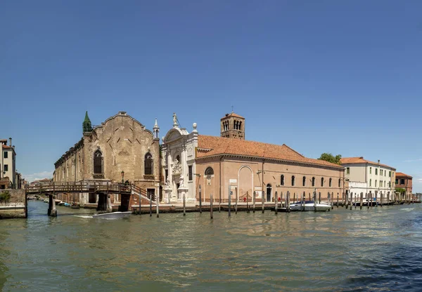 Scuola Vecchia Misericordia Santa Maria Della Misericordia Kościół Campo Abazia — Zdjęcie stockowe