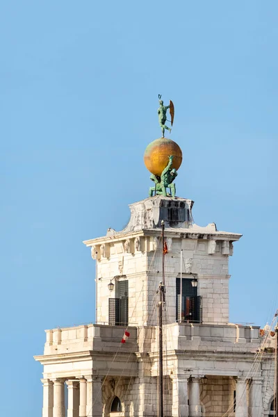 Atlas Statues Dogana Mare Customs House Grand Canal 17Th Century — Stock Photo, Image