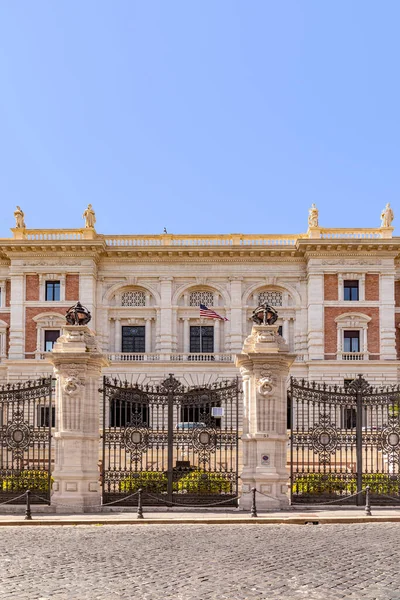 Rome Italy July 2021 View American Embassy Rome Italy Located — Stock Photo, Image