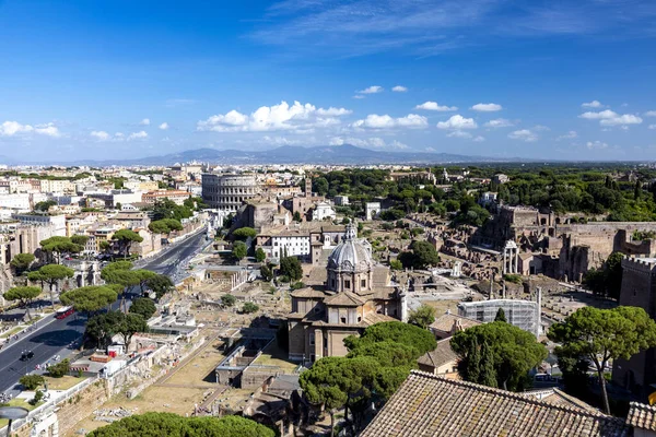 Vista Panoramica Sul Colloquio Romano Sul Foro Romano Chiamato Anche — Foto Stock